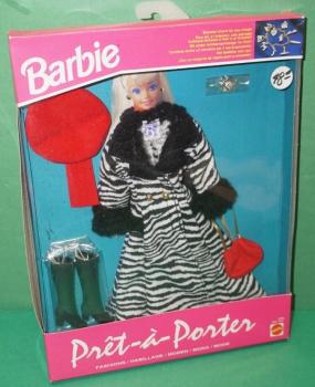 Mattel - Barbie - Prêt-à-porter - Zebra Coat - Outfit